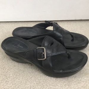 Cole Haan Black Heeled Sandals 8